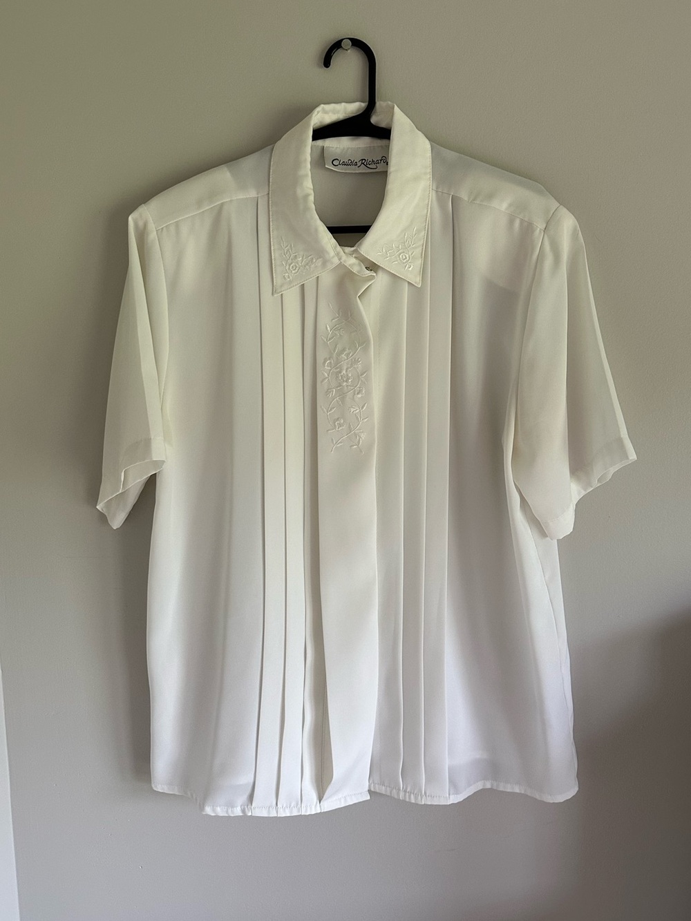 Classic White Sheer Women’s Blouse